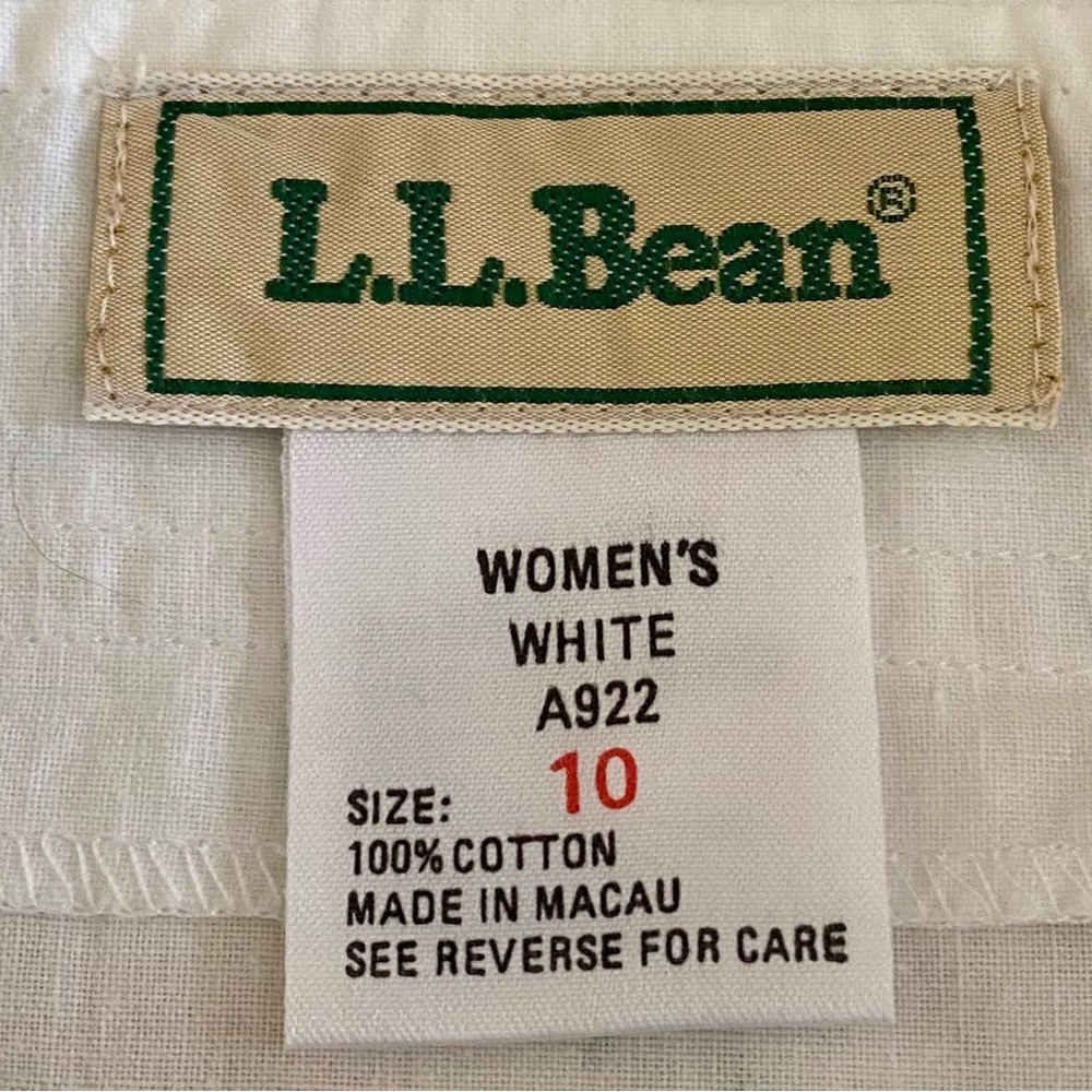 L.L. Bean Women’s White Top - Picture 4 of 6